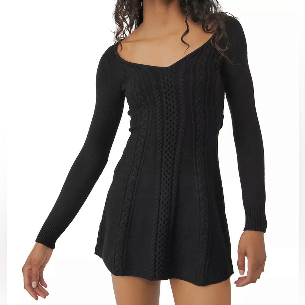 Free People Small World sweater dress